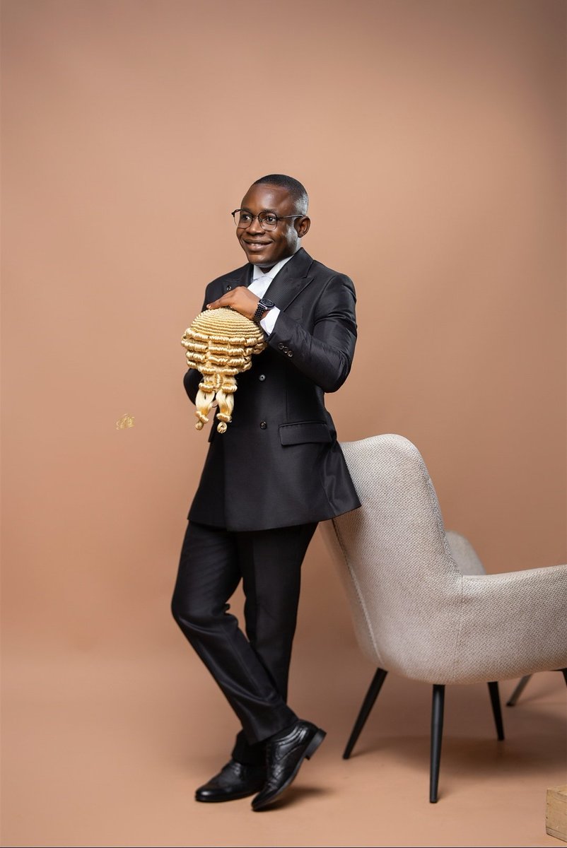 3NewsGH's tweet photo. A hearty congratulations to #GhanaTonight Producer, Denis Pwaberi Wedam @pdwedam, who is being called to the Bar today. Media General is proud of you. Cheers 🎊🥂🎉

#3NewsGH https://t.co/OcJxRfQVeX