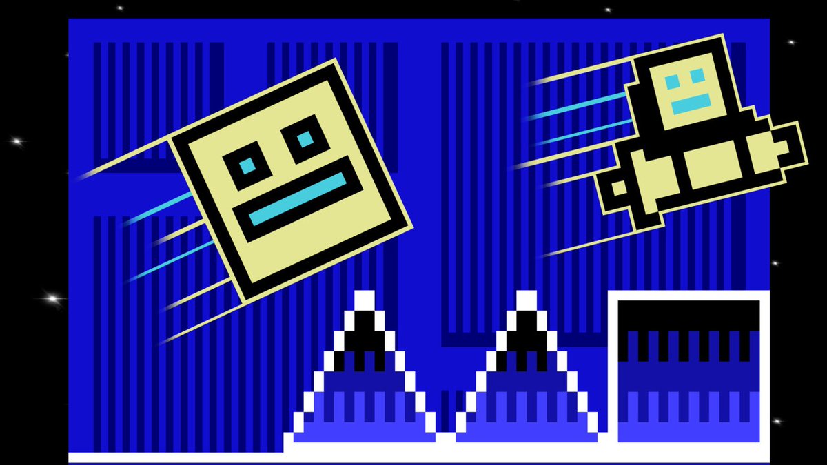 The Hit Mobile Game 'Geometry Dash' Gets Impressive Fan Demake For NES. timeextension.com/news/2024/10/t…
