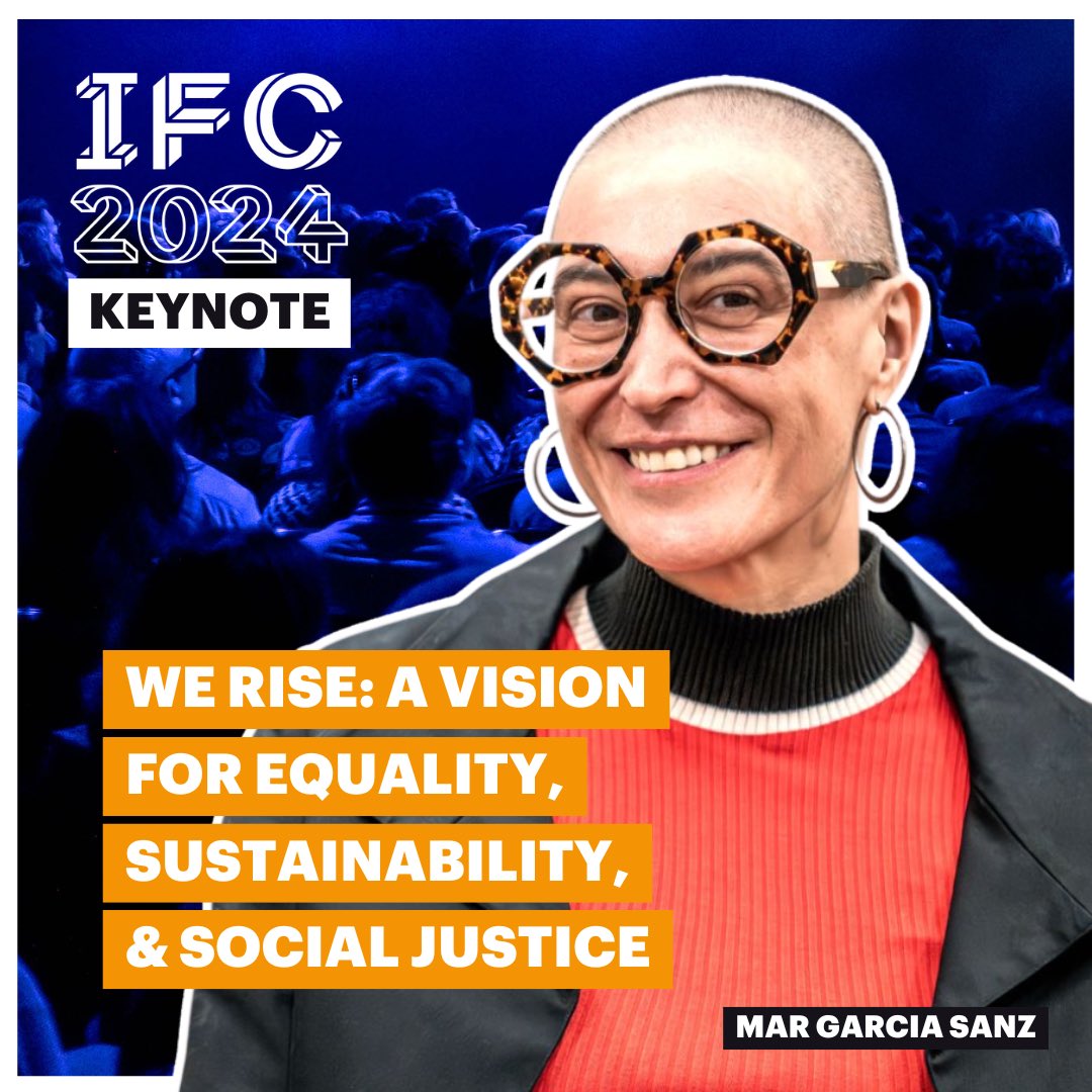 Joining us to open #IFC2024 is one of Europe’s most dynamic leaders in sustainability and social justice, politician and political scientist Mar Garcia Sanz!

In-person tickets have SOLD OUT, but you're not too late to join us online from 23-25 October 👉 bit.ly/IFCOnline2024