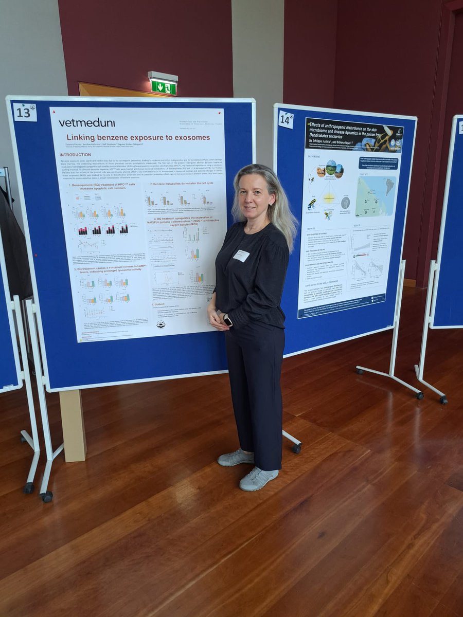 This week Zuzanna presented her work at the annual One-Health retreat 📊 <a href="/VetmeduniVienna/">Vetmeduni</a> <a href="/PharmaVetmeduni/">Institute of Pharmacology and Toxicology</a>