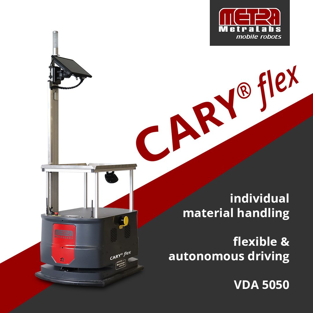 There are many ways to configure the reception, #transport and #delivery of #SLCs. #CARY flex can be modified in multiple ways, so its #material #handling fits to your #production facilities. Can be used both as active and passive #load suspension device. metralabs.com/en/amrs-cary/