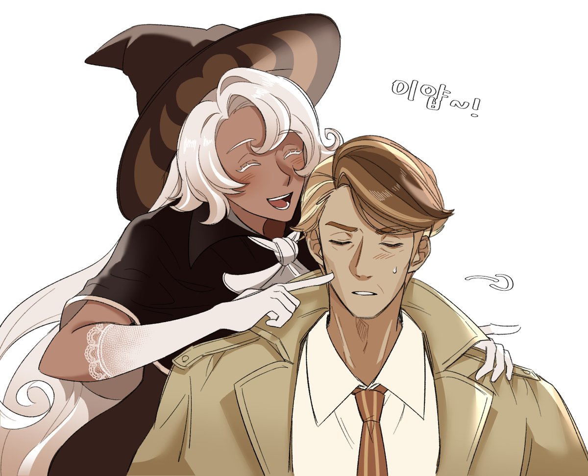 Liku0__0's tweet image. 아몬라떼 형사님 괴롭히기 #cookierunkingdom