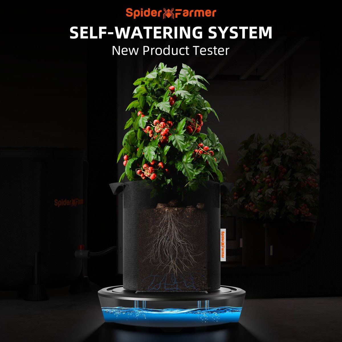 Spider Farmer Needs a New Product Tester! 🚨
To test our Self-Watering System!

How to enter:
1.Follow us
2.Like &amp; repost this post
3.Comment how you’d use the Self-Watering System!

Learn more：spider-farmer.com/products/self-…
#spiderfarmer #newproduct
⌛️Ends 10.16