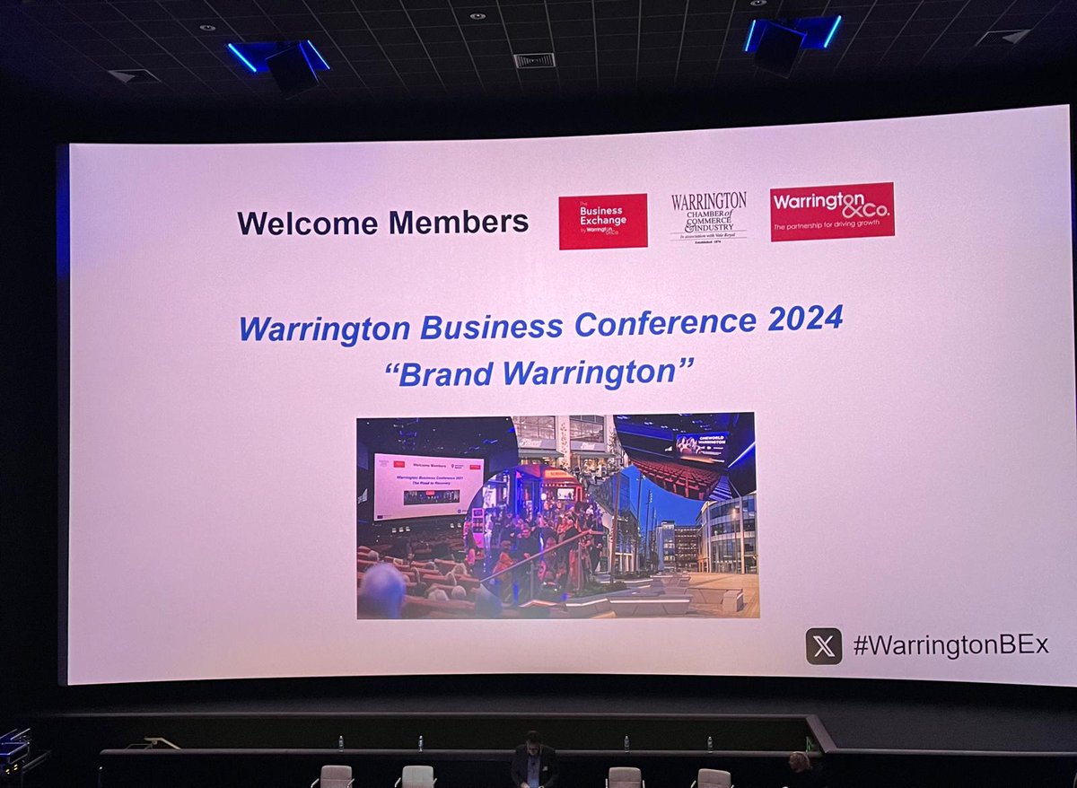 Birchwood Park (@birchwood_park) on Twitter photo We’re here at the <a href="/WarringtonBEx/">Warrington Business Exchange</a> 2024 Warrington Business Conference today, taking in the latest insights and updates on what’s happening across the town. Great to see such a strong turnout from local businesses!
#WarringtonBEx We’re here at the <a href="/WarringtonBEx/">Warrington Business Exchange</a> 2024 Warrington Business Conference today, taking in the latest insights and updates on what’s happening across the town. Great to see such a strong turnout from local businesses!
#WarringtonBEx