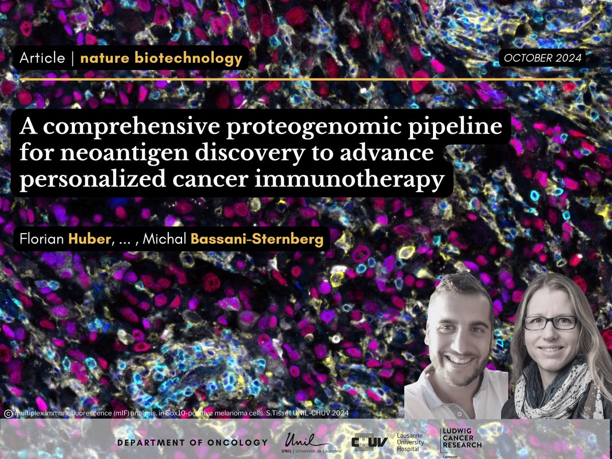 Oncology UNIL CHUV (@oncounilchuv) on Twitter photo ๐กNEW STUDY about #NeoDisc: a cutting-edge tool for neoantigen discovery in personalized cancer #immunotherapy in <a href="/NatureBiotech/">Nature Biotechnology</a> by <a href="/michal_bassani/">Michal Bassani-Sternberg</a> <a href="/FlorianHuber_/">Florian Huber</a> et al.
<a href="/Ludwig_Cancer/">Ludwig Cancer</a> <a href="/CHUVLausanne/">CHUV /ย Centre hospitalier universitaire vaudois</a> <a href="/unil/">Universitรฉ de Lausanne</a>
๐ nature.com/articles/s4158โฆ
โถ๏ธnews.unil.ch/display/172863โฆ ๐กNEW STUDY about #NeoDisc: a cutting-edge tool for neoantigen discovery in personalized cancer #immunotherapy in <a href="/NatureBiotech/">Nature Biotechnology</a> by <a href="/michal_bassani/">Michal Bassani-Sternberg</a> <a href="/FlorianHuber_/">Florian Huber</a> et al.
<a href="/Ludwig_Cancer/">Ludwig Cancer</a> <a href="/CHUVLausanne/">CHUV /ย Centre hospitalier universitaire vaudois</a> <a href="/unil/">Universitรฉ de Lausanne</a>
๐ nature.com/articles/s4158โฆ
โถ๏ธnews.unil.ch/display/172863โฆ