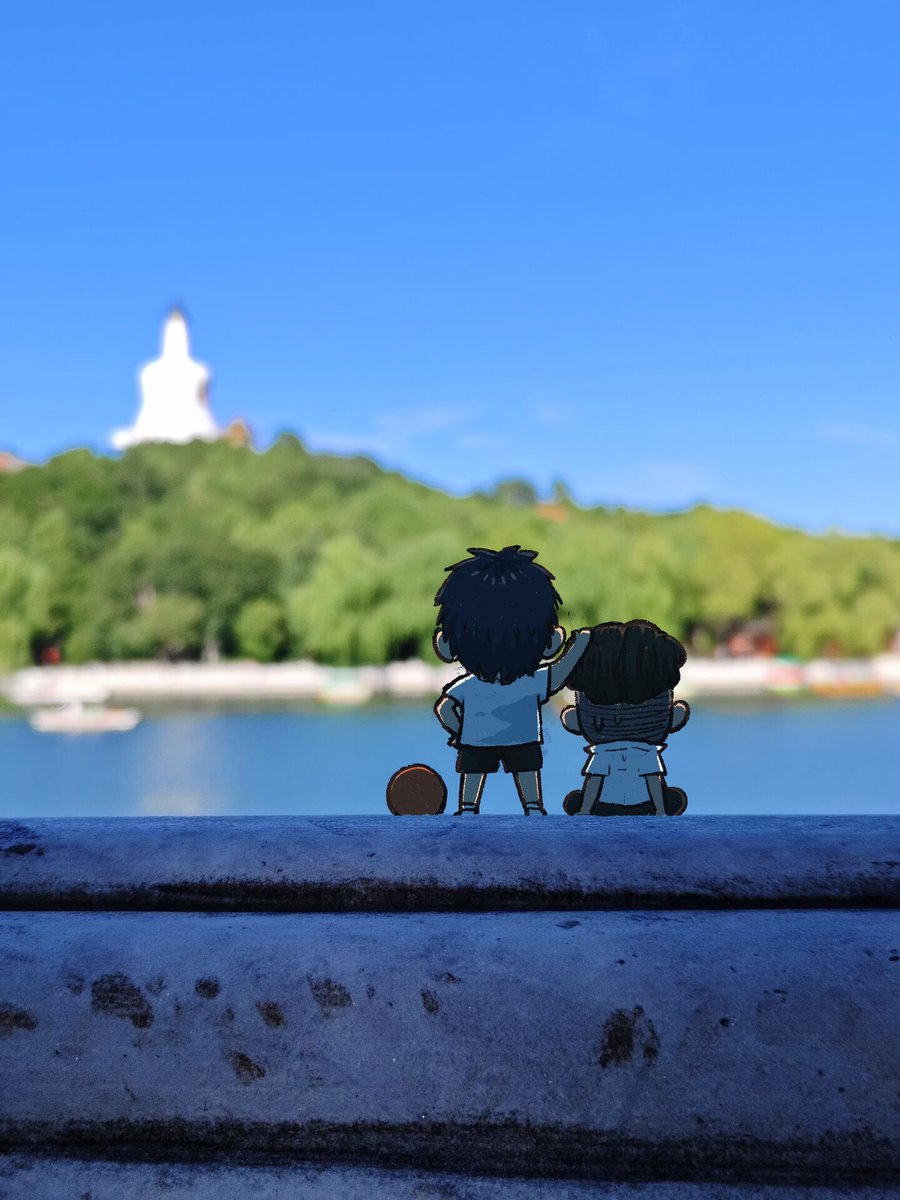 #태섭대만
#リョ三
去旅游的时候遇到小精灵（1/3）