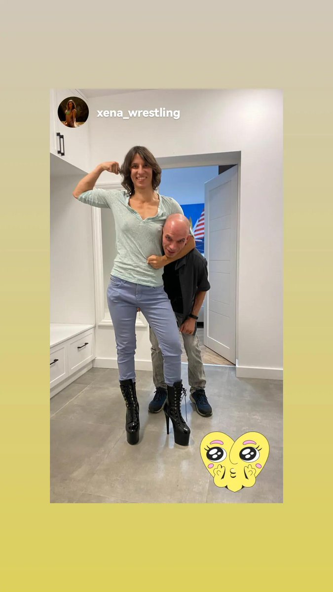 Look at my shoes. <a href="/XenaWrestling/">XENA production</a> let me try them. But boy are they high 🤣🤣🤣

#high-heels #Budapest @antschaproductions <a href="/Sessiongirls/">SessionGirls</a> <a href="/Wb270Wrestlers/">Wb270Wrestlers</a> #slave