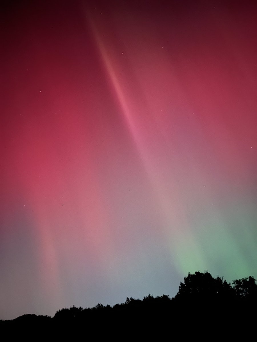 Amazing aurora borealis over Orpington in SE London of all places last night!😍🤩🤩 Never thought would manage to catch it here! #northernlights #AuroraBorealis #aurorauk