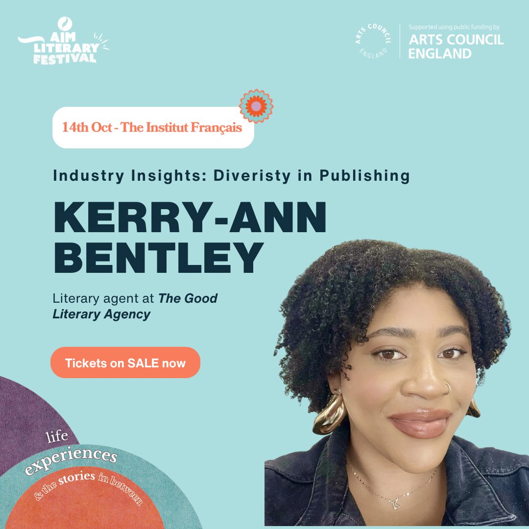 We’re thrilled to announce that Kerry-Ann Bentley, a literary agent at The Good Literary Agency, will be leading the "Industry Insights: Diversity in Publishing" session at our inaugural AIM Literary Festival! 🎉

aimlitfestival.com

#AIMLF2024 #literaryfestival #diversity