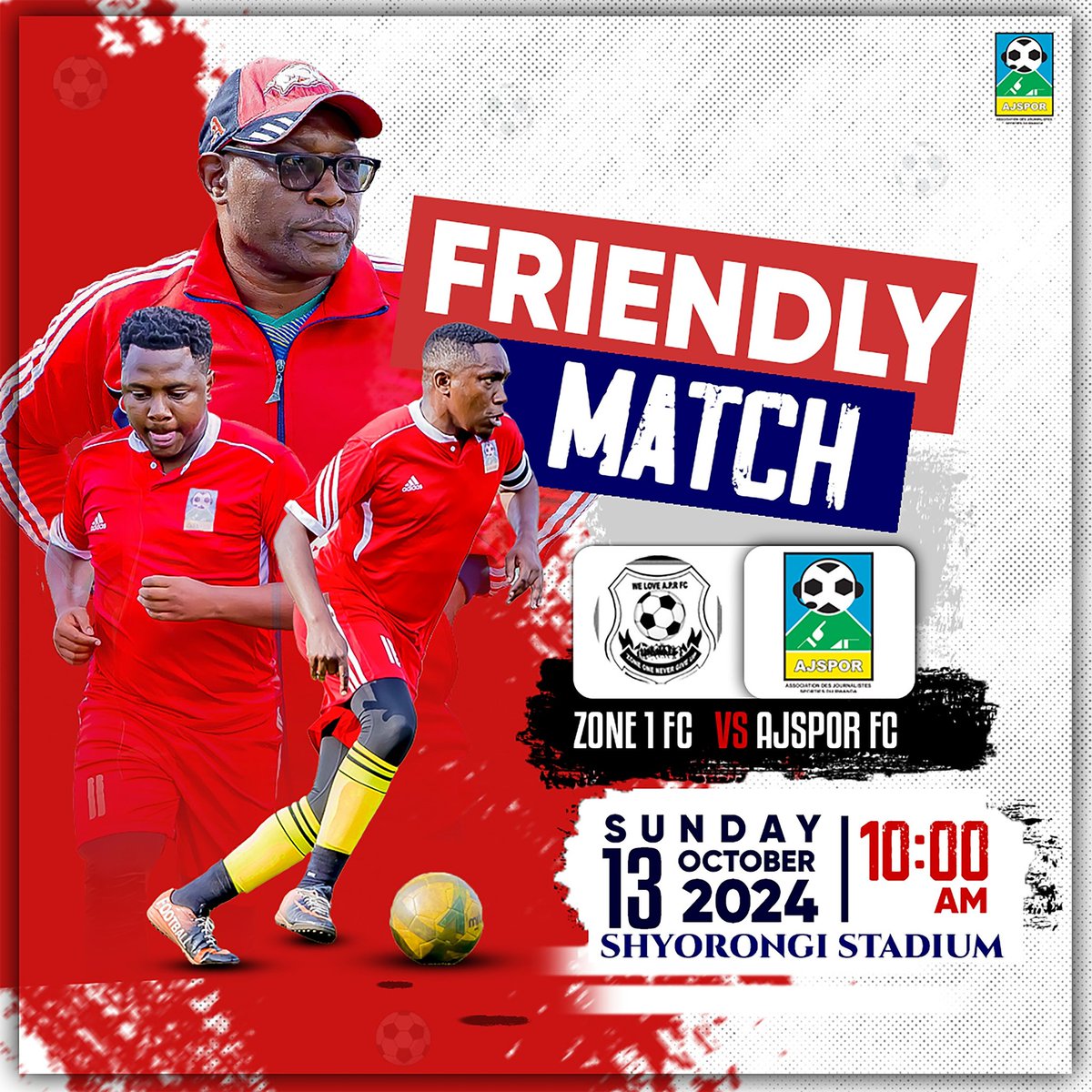 Ku Cyumweru tariki 13 Ukwakira 2024 kuri Stade Ikirenga iri i Shyorongi, ikipe yacu y'umupira w'amaguru izakina umukino wa gicuti na Zone 1 FC. 

Umukino nyirizina uzatangira saa yine z'igitondo (10h00). 

MUHAWE IKAZE!