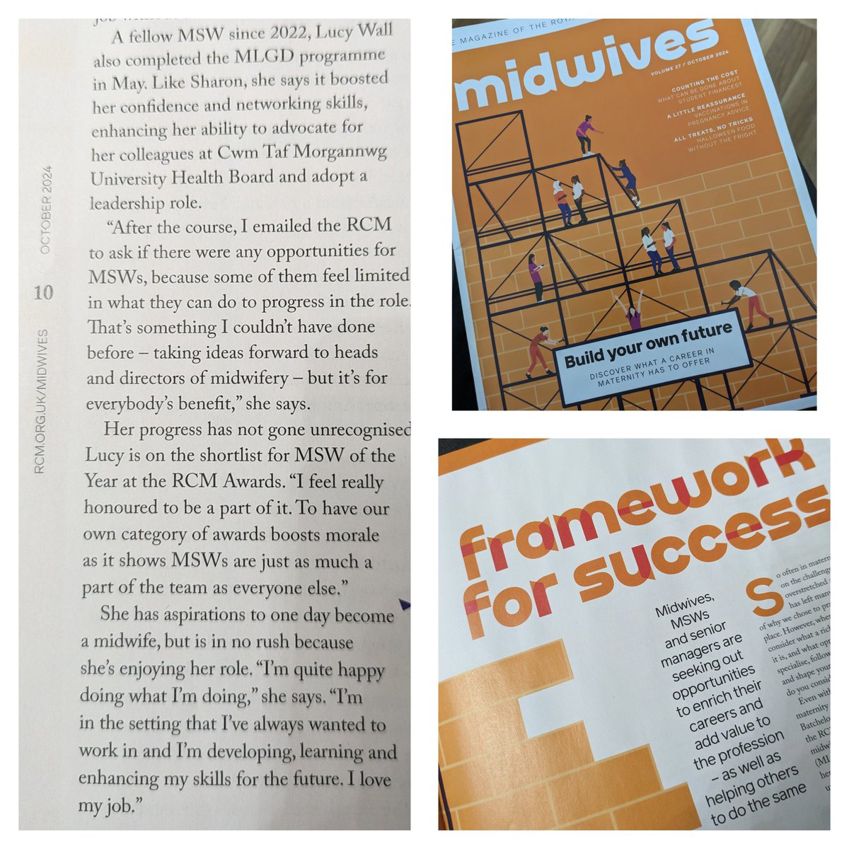Privileged to have been asked to be apart of this article in the RCM magazine 🧡
#rcm #buildyourownfuture