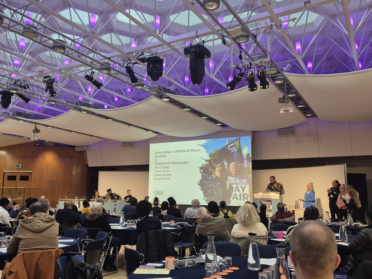Michael Etheridge (@micketheridge) on Twitter photo Inspiring speeches from Healthcare Assistants at <a href="/unisonglr/">UNISON Greater London</a> Health Training Conference 💚💜 Undervalued, underappreciated and underpaid, they've had enough! "When you stand together you CAN achieve what feels impossible". Well said 👏 #PayFairForPatientCare Inspiring speeches from Healthcare Assistants at <a href="/unisonglr/">UNISON Greater London</a> Health Training Conference 💚💜 Undervalued, underappreciated and underpaid, they've had enough! "When you stand together you CAN achieve what feels impossible". Well said 👏 #PayFairForPatientCare