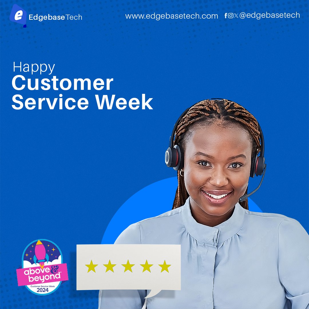 EdgebaseTech's tweet image. Thank you once again to all our clients at Edgebase for trusting us to always provide them with cutting-edge IT solutions.

We&apos;re honoured to serve you 365 days a year!

#Edgebasetech 
#customerserviceweek24
#aboveandbeyond
#appreciation 
#edgebasetechnologies