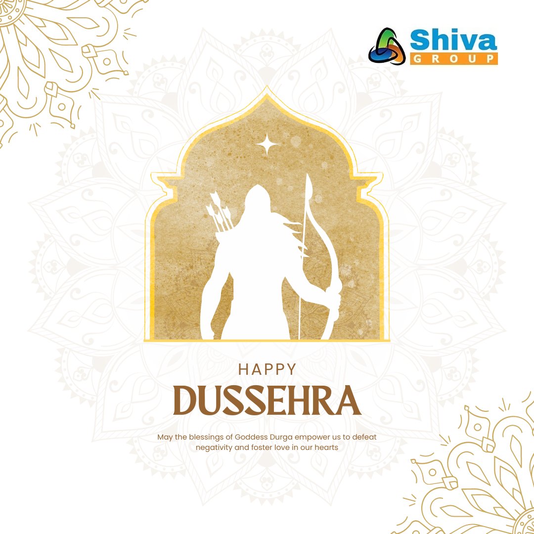 Celebrate the victory of good over evil this Dussehra! Wishing you happiness, success, and strength in 2024. 🌟🏹 
#HappyDussehra #Dussehra2024