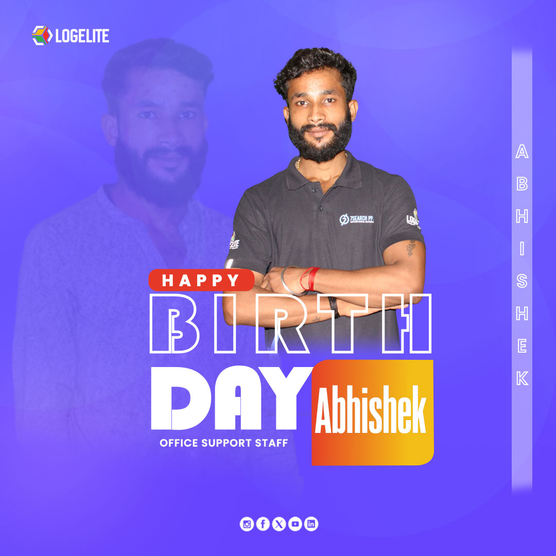 LimitedLogelite's tweet image. 𝐇𝐚𝐩𝐩𝐲 𝐁𝐢𝐫𝐭𝐡𝐝𝐚𝐲 🎂 𝐌𝐫. 𝐀𝐛𝐡𝐢𝐬𝐡𝐞𝐤! Wishing you a day filled with love, laughter, and all your heart desires. Cheers to another fantastic year.

logelite.com
#logelite

#happybirthday #OfficeSupport #OfficeHeroes #TeamSupport #SupportTeam #lucknow