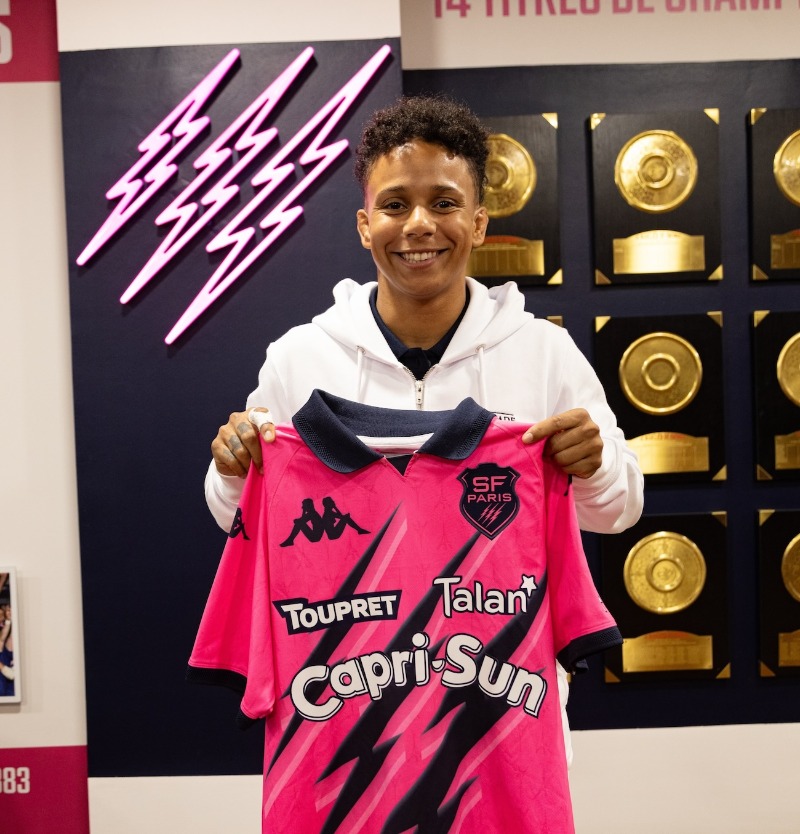 SFParisRugby's tweet photo. ✨ 𝑨𝒎𝒂𝒏𝒅𝒊𝒏𝒆 𝑩𝒖𝒄𝒉𝒂𝒓𝒅 𝒓𝒆𝒋𝒐𝒊𝒏𝒕 𝒍𝒆𝒔 𝑷𝒊𝒏𝒌 𝑹𝒐𝒄𝒌𝒆𝒕𝒔

🥇 À peine auréolée de ses médailles d’or et de bronze en judo lors de @Paris2024, elle vise de participer aux Jeux de @LA28 en judo et en rugby à 7. Plus d'infos ⤵️

Bienvenue @BubucheOfficiel ! 🌸