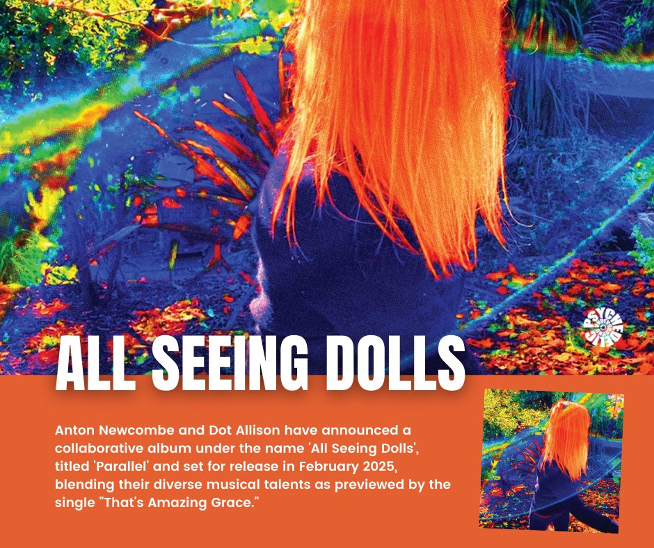 thepugrock's tweet photo. Anton Newcombe and Dot Allison have announced a collaborative album under the name 'All Seeing Dolls', titled 'Parallel' and set for release in February 2025, blending their diverse musical talents as previewed by the single "That's Amazing Grace."

🎧 https://t.co/gAlLwrPqWn https://t.co/zTkB8IxQtk