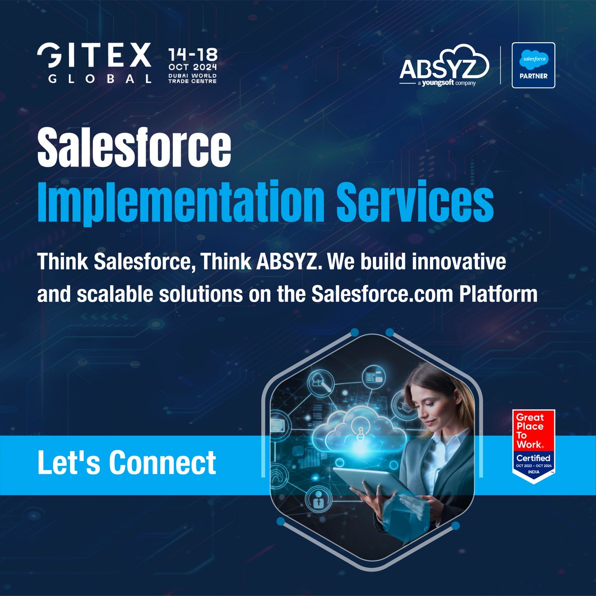 absyz's tweet image. Boost your business with @absyz premium #SalesforceImplementation services. As a strategic #partnersalesforce , we deliver meticulous project discovery, flawless execution, proactive change management, and unwavering support. Our tailored solutions drive exponential growth and…