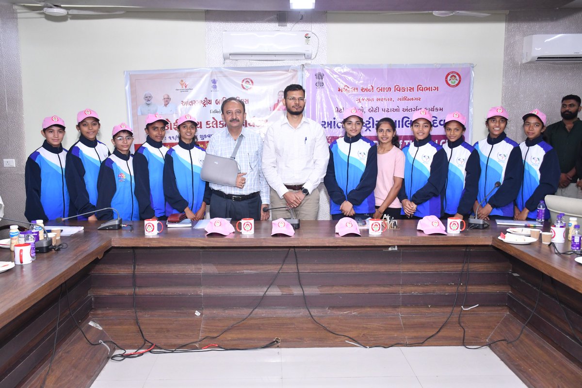 #CoffeeWithCollector

"આંતરરાષ્ટ્રીય બાલિકા દિવસ" નિમિત્તે મહિલા &amp; બાળ વિકાસ આયોજિત "બેટી બચાઓ-બેટી પઢાઓ" કાર્યક્રમ અંતર્ગત દીકરીઓના સર્વાંગી વિકાસ, રક્ષણ &amp; સલામતી માટે વિવિધ તાલીમો આપી ઉજવણી કરવામાં આવી.

#23YearsOfGoodGovernance

<a href="/CMOGuj/">CMO Gujarat</a> <a href="/BhanubenMLA/">Bhanuben Babariya</a> <a href="/InfoGujarat/">Gujarat Information</a> <a href="/CollectorAmr/">Collector & DM Amreli</a>