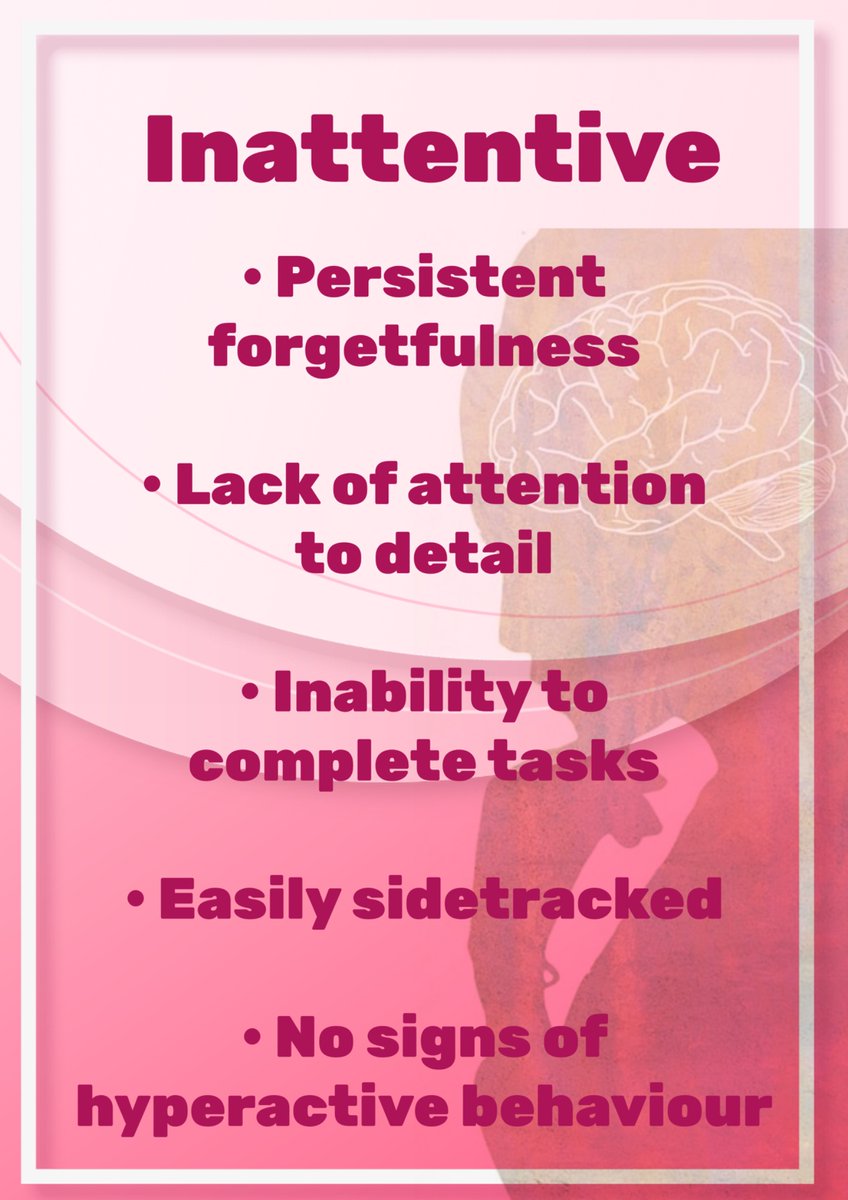 Hello Everyone 💗

Todays post is all about the 3 types or ADHD! #adhdawareness #adhd #adhdsupport 

➡️ Swipe to see how these present in individuals ➡️

- SLDNN Team 💗

#sldnn #sldnn24 #sldnnstudentsubgroup