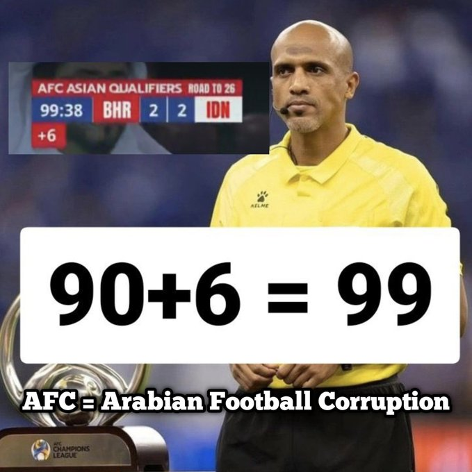 VertigoWarrior's tweet photo. @TrollFootball We play until Arab teams score https://t.co/4My6dfmv0l