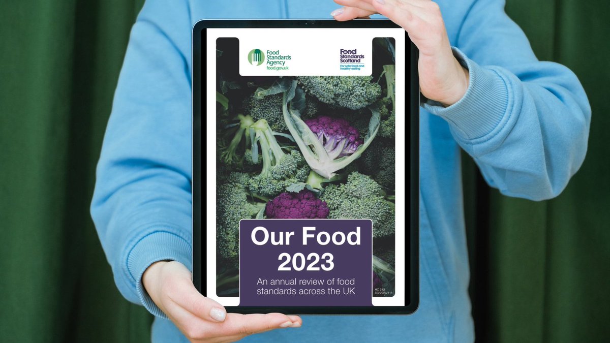FSAinNI's tweet photo. We've published 'Our Food 2023: An annual review of food standards across the UK' with @FSScot.

It is the third report since the UK left the EU and is an evidence-based assessment of food standards across all four nations.

Read the full report via: https://t.co/hmCn39Yb2r https://t.co/C7x1UdadKB