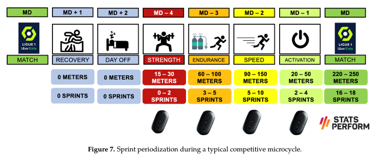 monicamorral's tweet photo. 🚀SPRINT⚽️

🧮¿Cuánto sprintar durante la semana por posición?
📅¿Cuándo incluir qué dosis de sprint?

🔄Adaptar al contexto del equipo, nivel, referencias propias...

Base🔝del artículo de @pf_gomez y @PedroE_Alcaraz 

(Imágenes extraídas del artículo)

📑https://t.co/g6ufZm0Qzb https://t.co/9368SxphB8