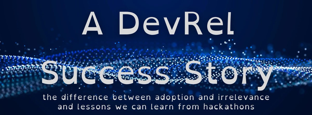 bguiz's tweet image. Developer success has the power to make or break a tech platform! Here&apos;s what I&apos;ve learnt from #hackathons and extrapolated to #devrel strategy:
👇