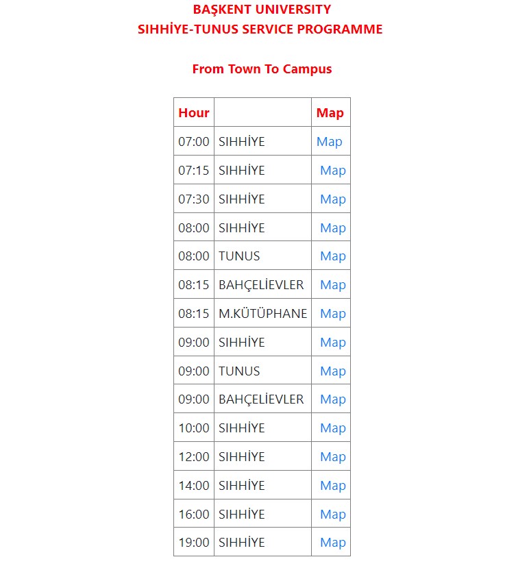 Dear ETMS2024 Participants, We are pleased to provide shuttle services between key locations during the event. Shuttles will be available between Sıhhiye and Tunus and the Başkent University campus. 
etms.baskent.edu.tr/Transportation…