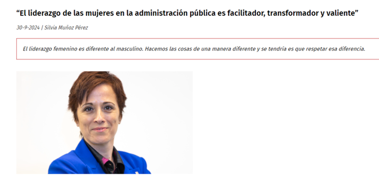 @LaLeyNext publica en #EspecialDirectivos una entrevista a Esther Manzano (Dir Gen de Servicios Digitales y Experiencia Ciudadana en <a href="/gencat/">Generalitat de Catalunya</a>) donde aborda temas como:

1) Liderazgo femenino ♀️
2) Experiencia de Ciudadano 🏙️
3) Gestión de equipos 👨‍🏭🥇👩‍🏭

revistas.laley.es/Content/Docume…