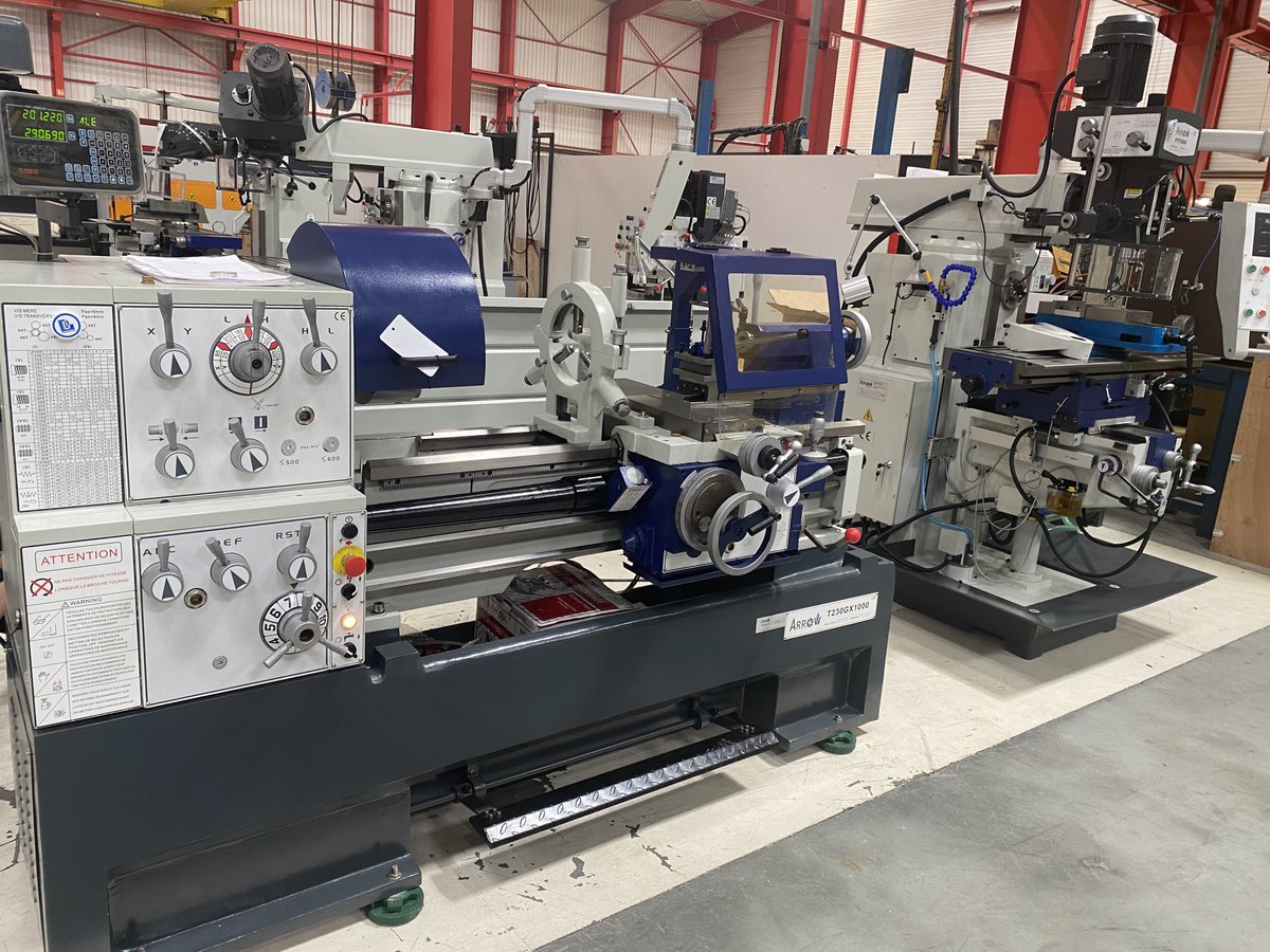 📢 𝐑𝐄𝐂𝐄𝐏𝐓𝐈𝐎𝐍 𝐓𝐄𝐂𝐇𝐍𝐈𝐐𝐔𝐄 𝐃’𝐔𝐍 𝐋𝐎𝐓 𝐃𝐄 𝐌𝐀𝐂𝐇𝐈𝐍𝐄𝐒 dans le département 49 📍✔

⚙ TOUR ARROW type T230Gx1000
⚙ FRAISEUSE ARROW type FT730G
⚙ PERCEUSE A COLONNE ARROW type P32M

👉Consultez toutes nos machines : smpl.is/9eiqb