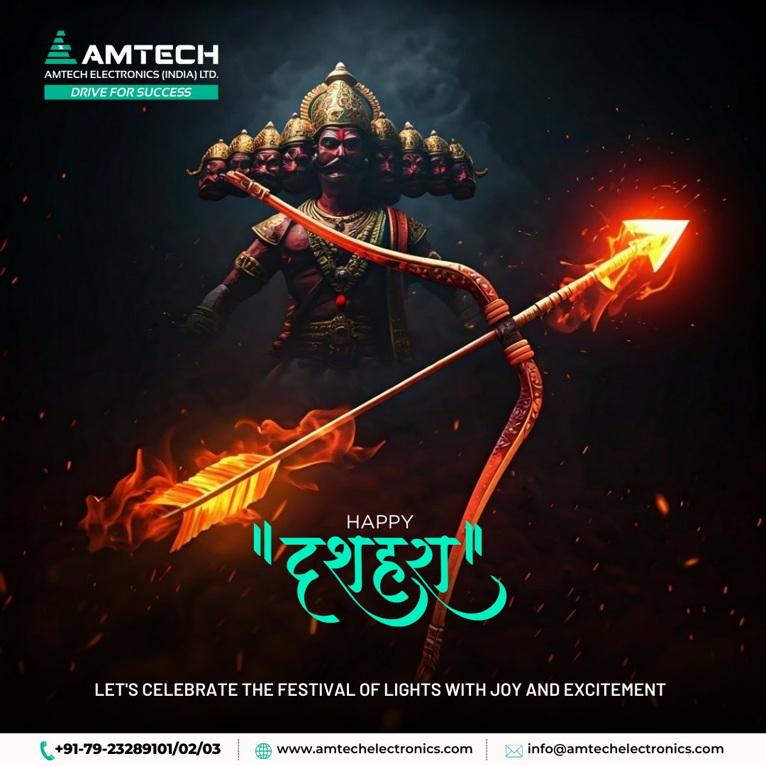 Let's celebrate the victory of Lord Rama over Ravana. #Dussehra2024 #HappyDussehra #FestivalOfLights #India #Celebration #Joy #Hope #Positivity #GoodOverEvil #Ramayana #Ravana #Hanuman #Sita #Ram
