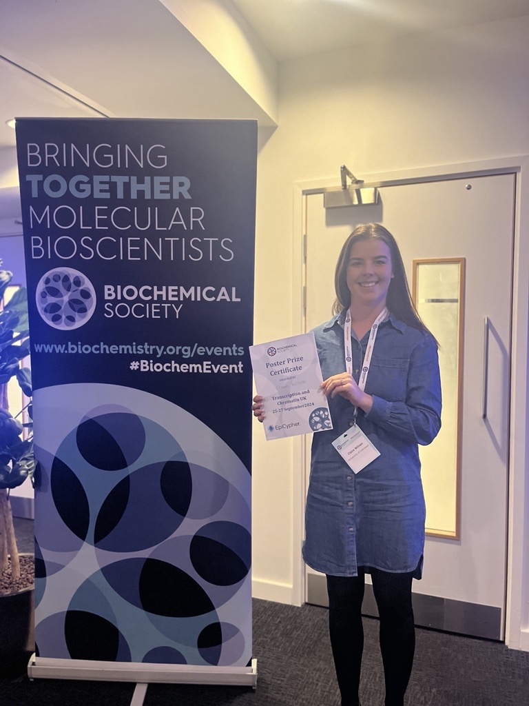 Biochemical Society (@biochemsoc) on Twitter photo Transcription and Chromatin UK 2024 celebrated the latest breakthroughs in transcriptional and epigenetic regulation. In particular, a huge congrats go to <a href="/FtMirzadeh/">Fatemeh Mirzadeh</a>, <a href="/luzzi_s/">Sara Luzzi</a>, Claire Wilson and Ander Movilla Miangolarra for winning poster prizes! <a href="/PPPublishing/">Portland Press</a> <a href="/epicypher/">EpiCypher, Inc.</a> Transcription and Chromatin UK 2024 celebrated the latest breakthroughs in transcriptional and epigenetic regulation. In particular, a huge congrats go to <a href="/FtMirzadeh/">Fatemeh Mirzadeh</a>, <a href="/luzzi_s/">Sara Luzzi</a>, Claire Wilson and Ander Movilla Miangolarra for winning poster prizes! <a href="/PPPublishing/">Portland Press</a> <a href="/epicypher/">EpiCypher, Inc.</a>