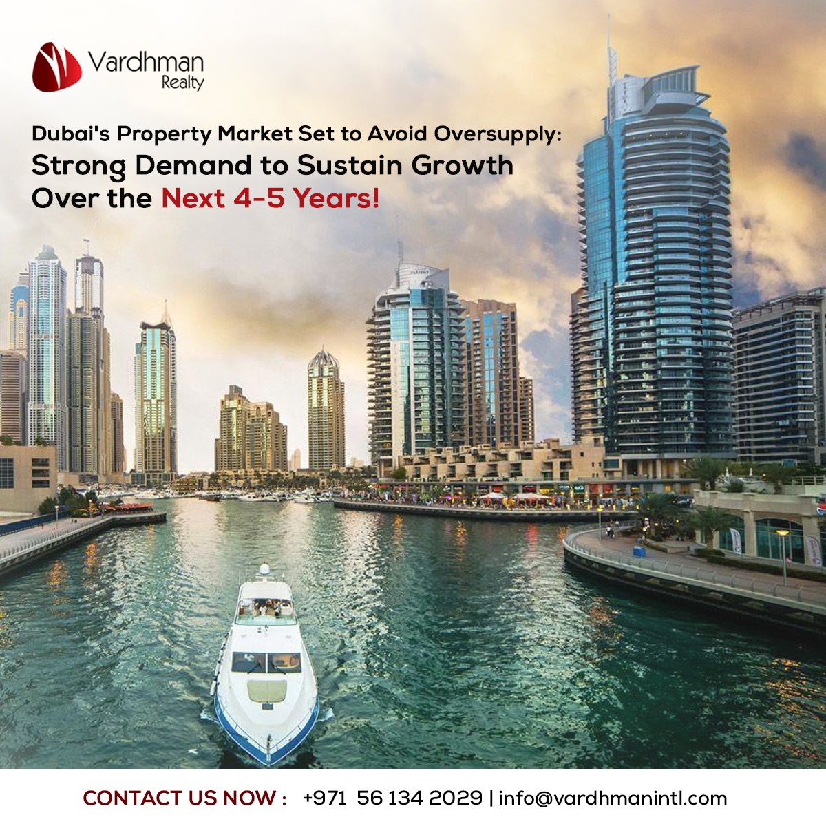VardhmanReality's tweet photo. Dubai's property market is gearing up for an exciting four to five years, with high demand expected to easily absorb the new supply entering the market. This influx of visitors is projected to create a strong need for accommodations in the city. https://t.co/BHfPoqrrM7