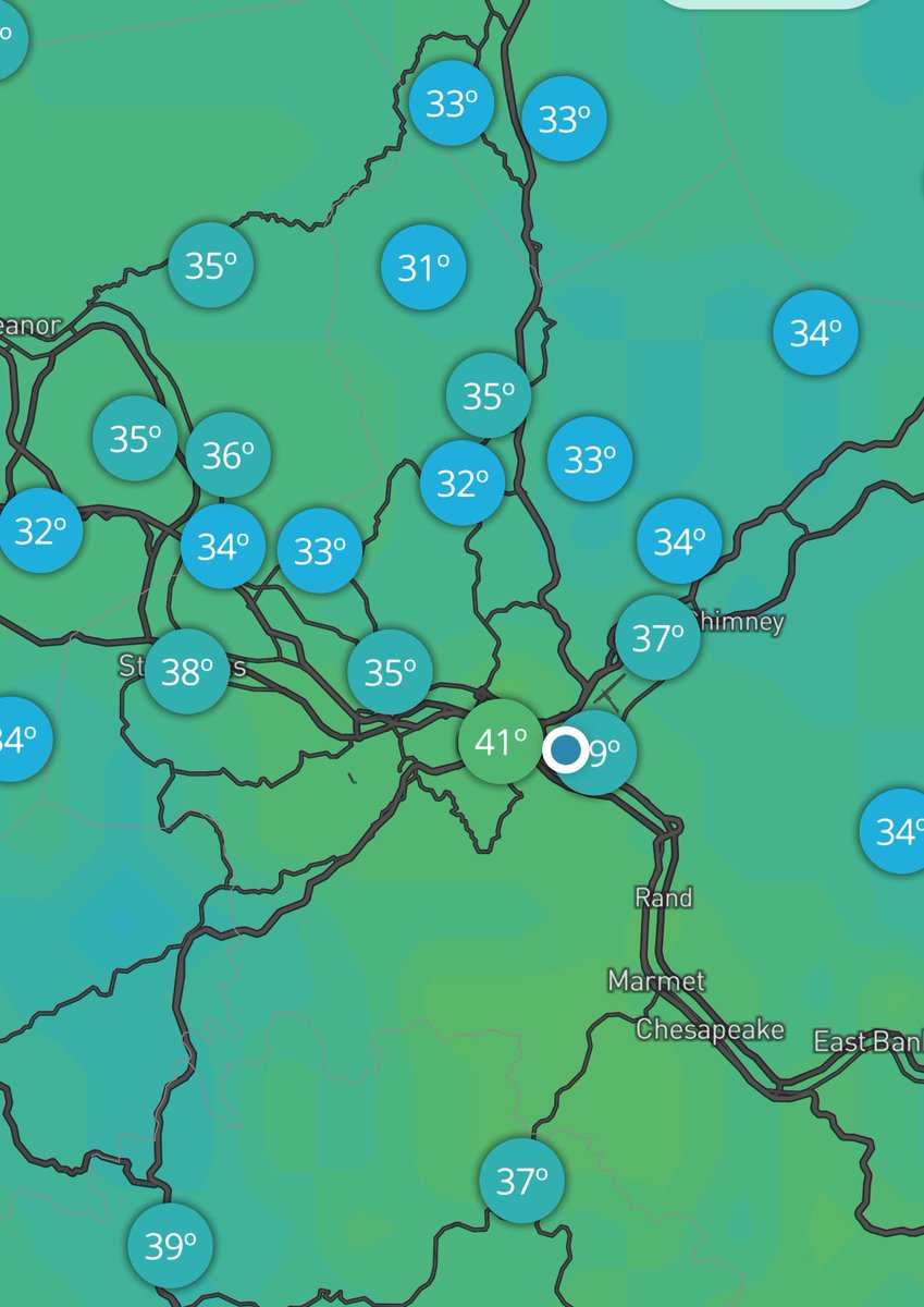 BrandonWxWCHS's tweet image. Being away from a large river in an outlying lower spot makes a BIG difference this time of the year - some of us are around Freezing this morning in the Sissonville area 🥶 

#wundermap #weatherunderground