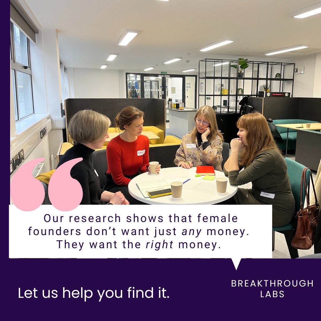 Are you fundraising? Our monthly Meet the Investor sessions can help you find the "right" money for you. Join us! breakthroughlabs.net/community. 
#femalefounders  #WomenInTech #CommunityImpact #investors