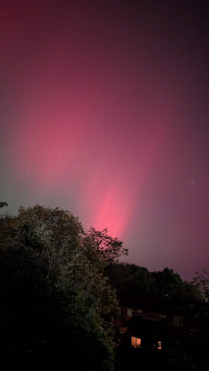 Not often you glimpse the aurora borealis in Yorkshire...