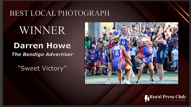 Congrats to winner of the #RPCVAwards 2024 Best Local Photograph: Darren Howe of the Bendigo Advertiser.