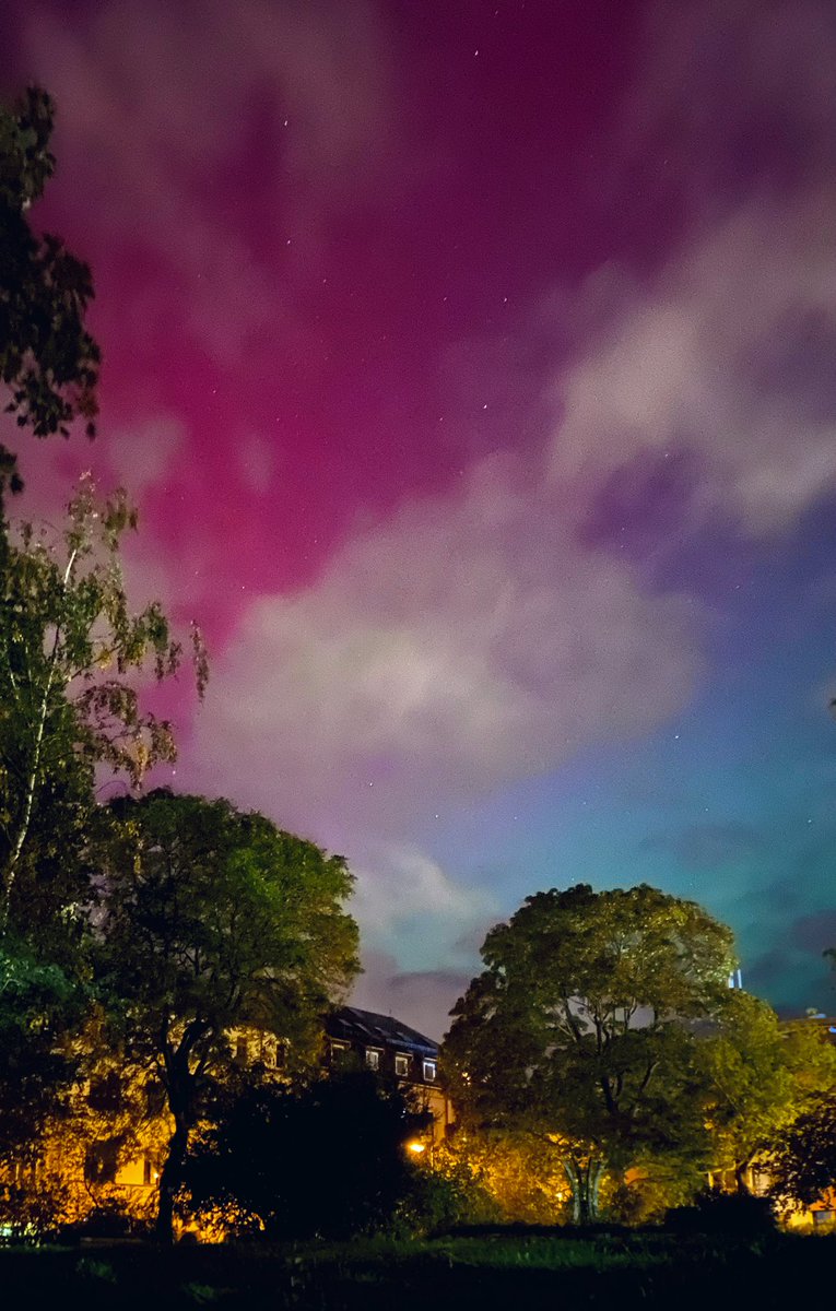 Na ja , war halt bewölkt dieses mal! 😁🤷🏻‍♀️ #Nordlichter #Dresden #Germany