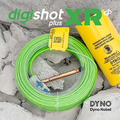 GlobalMining14's tweet photo. Dyno Nobel, a global leader in commercial explosives, continues to expand its electronic detonator line with
their new DigiShot® XR series designed with extreme shock resistance.
https://t.co/MzPuBjDRYt https://t.co/SicuOvfx0Q