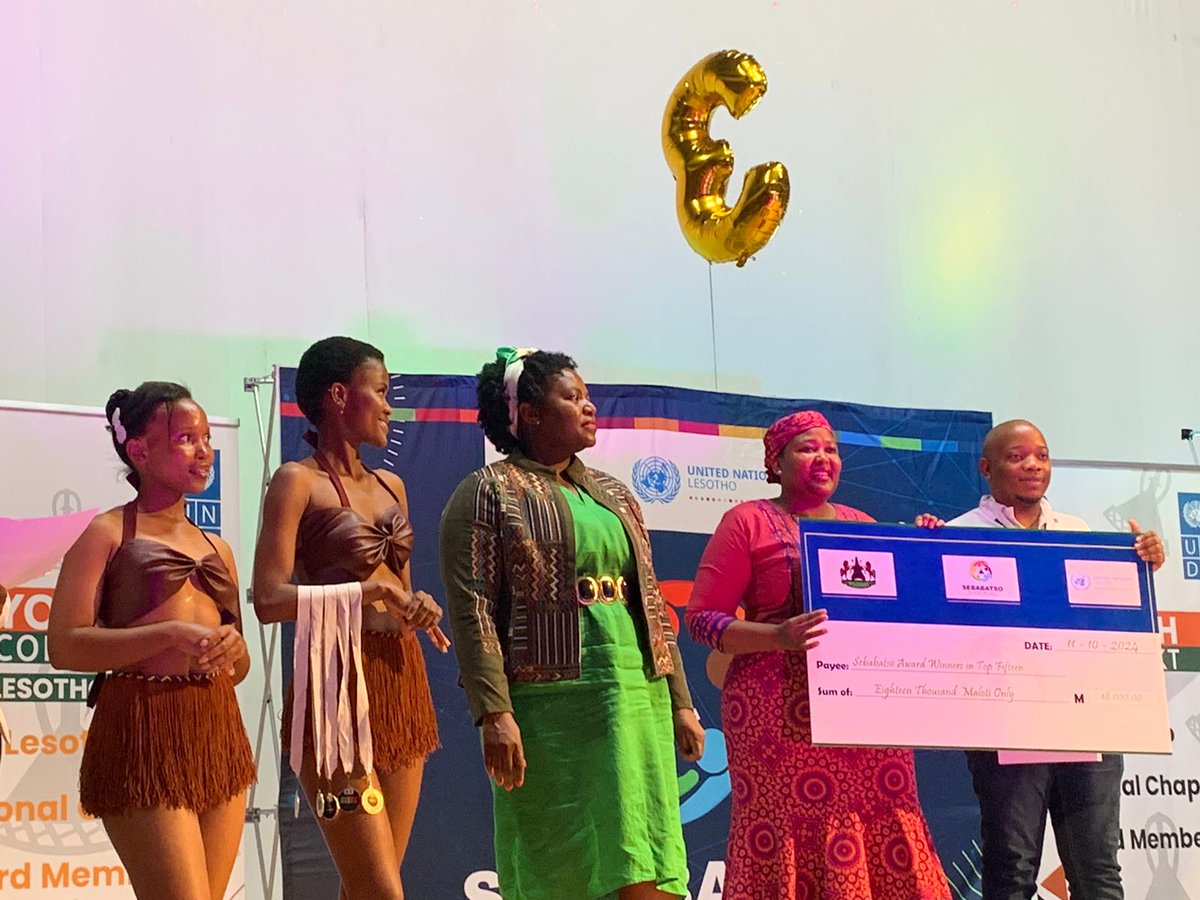 The awards ceremony has officially started! We're proud to celebrate the incredible achievements of our innovators and entrepreneurs, whose groundbreaking ideas have brought them this far.

#YouthConnektLesotho 
#Sebabatso2024
#STEAM2024