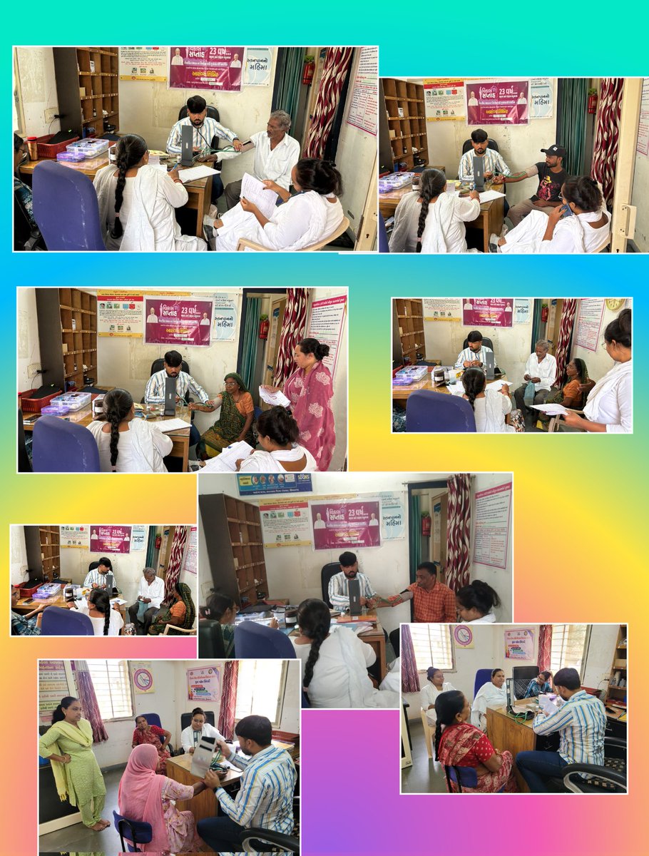 aam_davad's tweet image. @aam_davad &quot;વિકાસ સપ્તાહ&quot;
વિકસિત ભારત ના નિર્માણ માટે ગુજરાત છે સમર્પિત અંતર્ગત આજ રોજ દાવડ આયુષ્યમાન આરોગ્ય મંદિર પર આરોગ્ય શિબિર નું આયોજન કરવામાં આવ્યું હતું આ આરોગ્ય શિબિર માં એનસીડી સ્ક્રીનીંગ અને સારવાર આપવામાં આવી હતી.