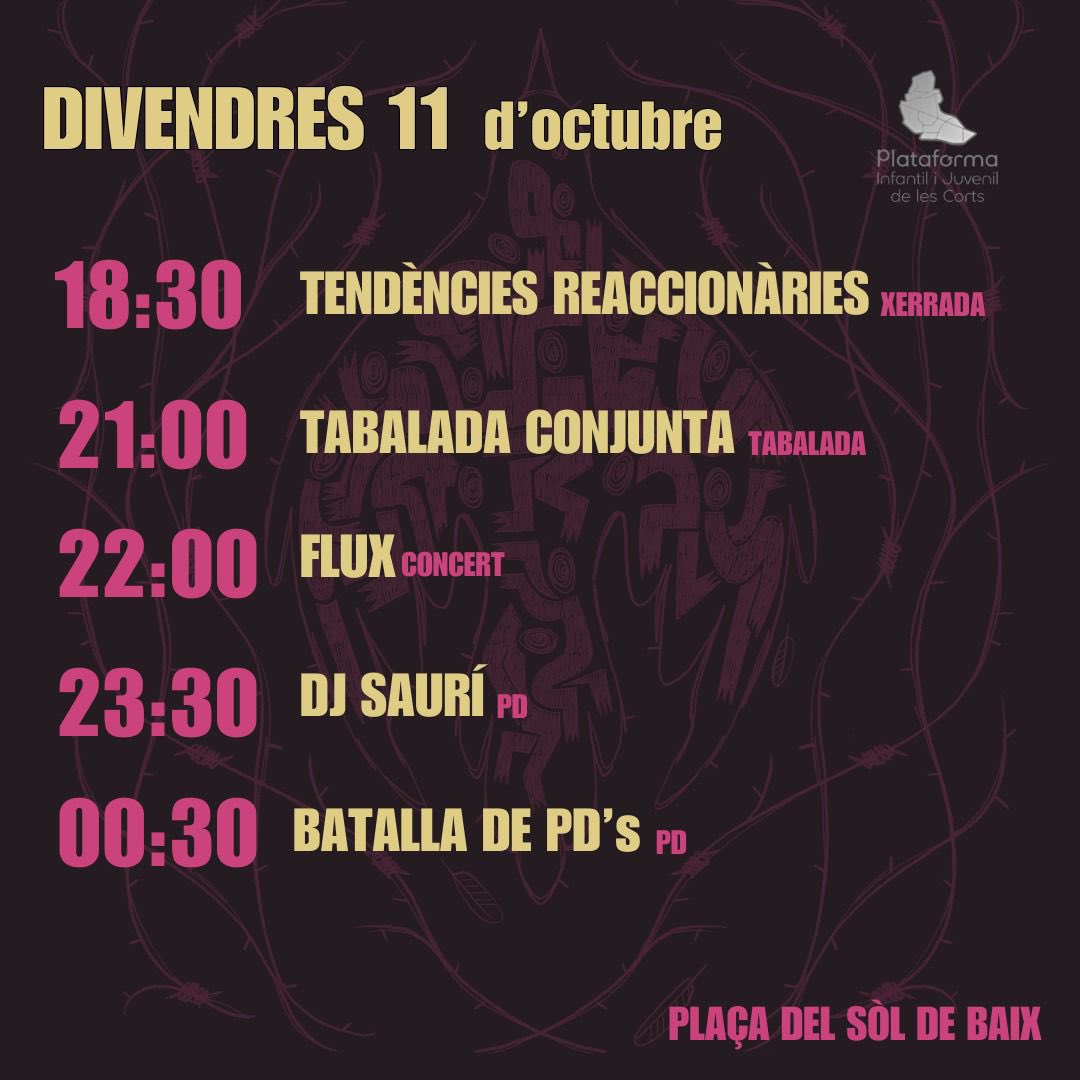 Plataforma Infantil i Juvenil de les Corts tweet media