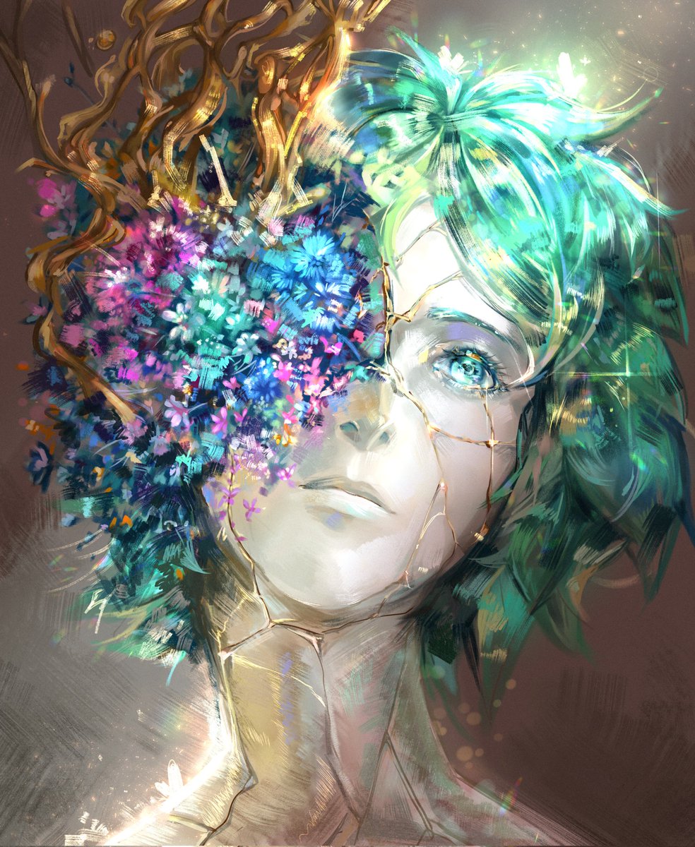 Phos in one of the recent trends
#landofthelustrous #fanart #phosphophyllite #宝石の国