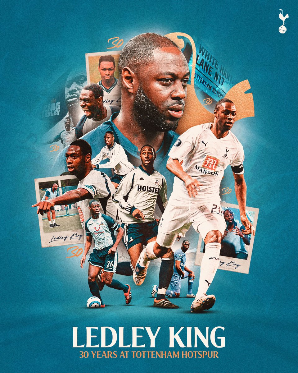 SpursOfficial's tweet image. Happy 44th Birthday to Tottenham Hotspur legend @LedleyKing 👑

From academy product, to captain, to ambassador. Celebrating 30 years at the Club 🤍