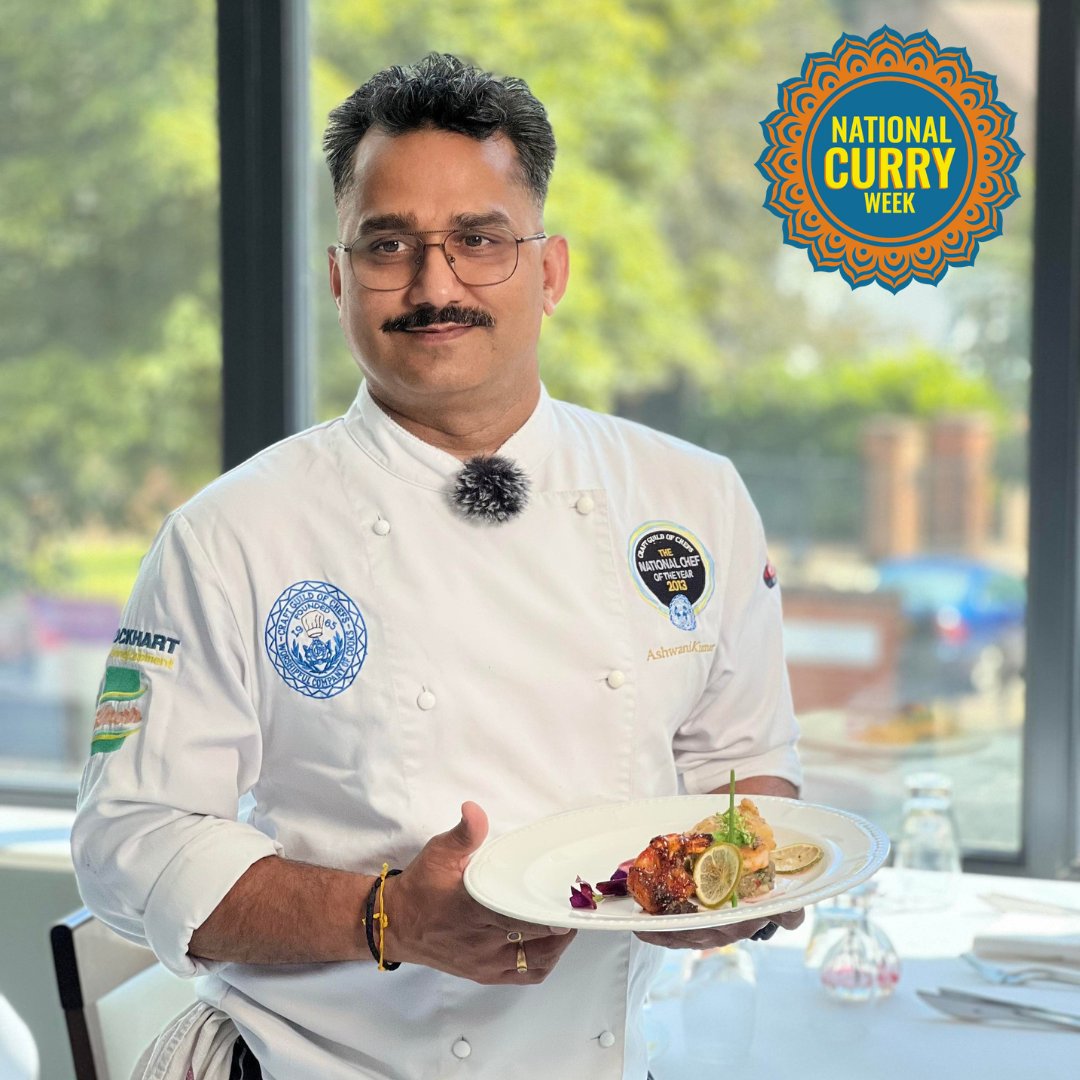 Introducing the legendary Chef Ashwani Kumar, who has been a dedicated supporter of National Curry Week for an incredible 15 years! 🌟👨‍🍳