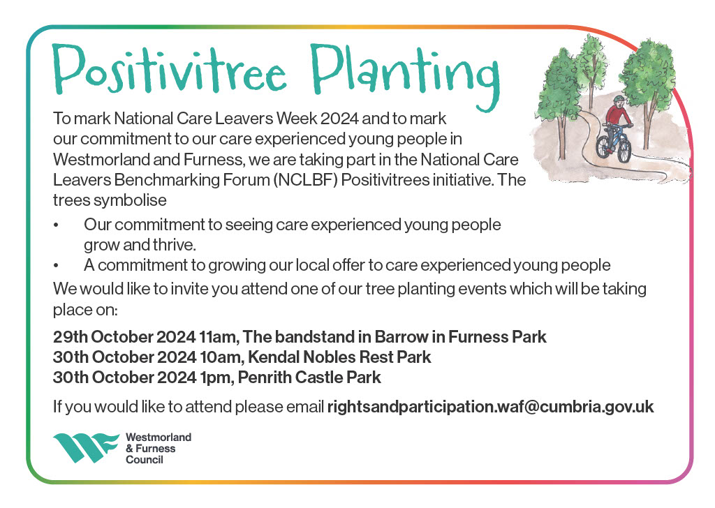 🌳 Positivitree Planting, something to get involved with this October.