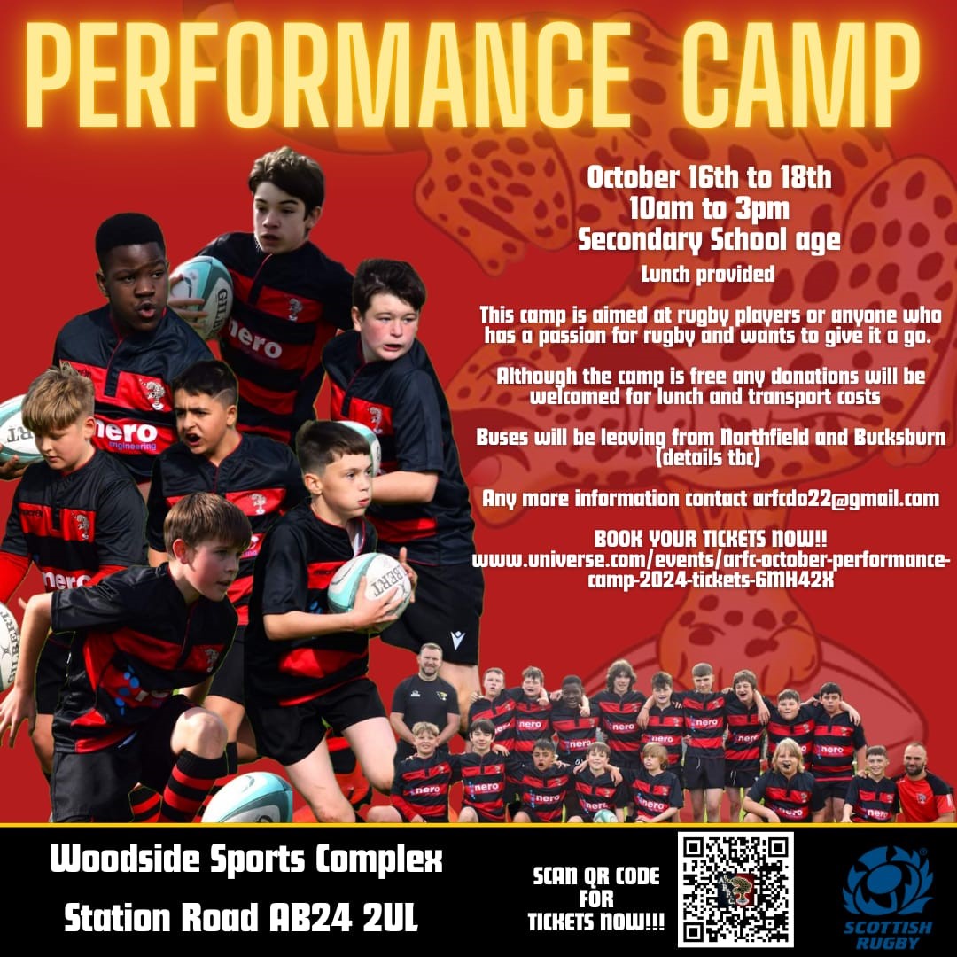ASC_StMacharASG's tweet image. Aberdeenshire Rugby Club is running a holiday camp this Oct for secondary-aged pupils!
✅FREE Lunch
✅Keepsake Gift
@stmacharacademy @stmacharpe @StMachar_WA
rb.gy/53oa3p
