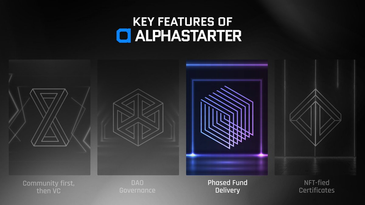 🔷 Alphastarter Key Feature #3 : Phased Fund Delivery

🔹 Say goodbye to the old days of all-or-nothing. No more watching entire funds vanish without a second thought.
🔹 Now, you can further safeguard your investment by breaking down fund delivery into stages, giving investors