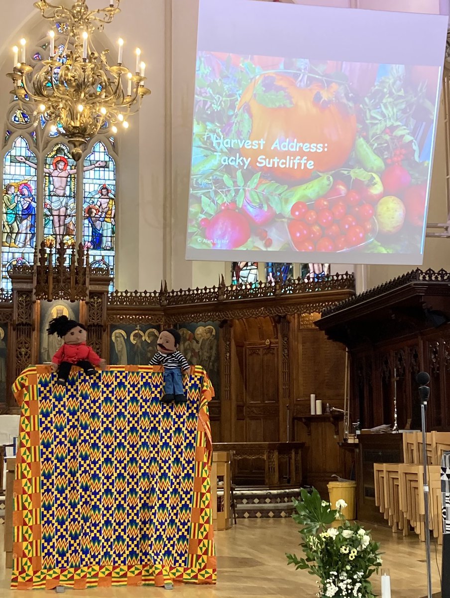 We celebrated the Harvest festival at Holy Trinity church this week. Thank you Mr and Mrs Sutcliffe for an interactive talk and puppet show. Our food contributions will be donated the church’s food bank.